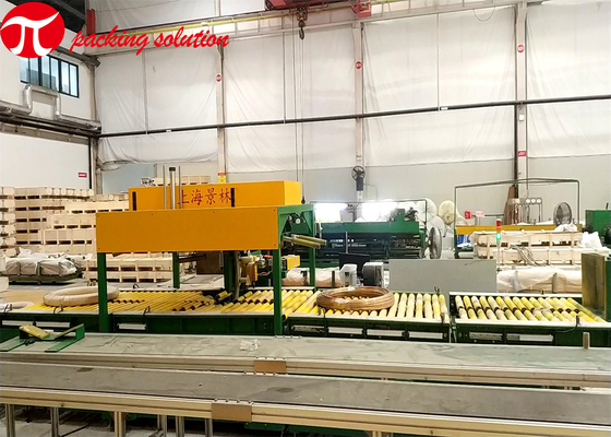 PLC Copper Coil Wire Wrapping Machine Unmanned 380V 50Hz