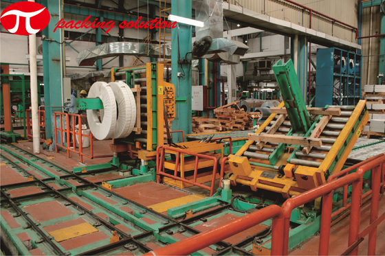 Industrial Vertical Coil Packaging Line Wrapping Packaging Machine Automatic 60mm-400mm