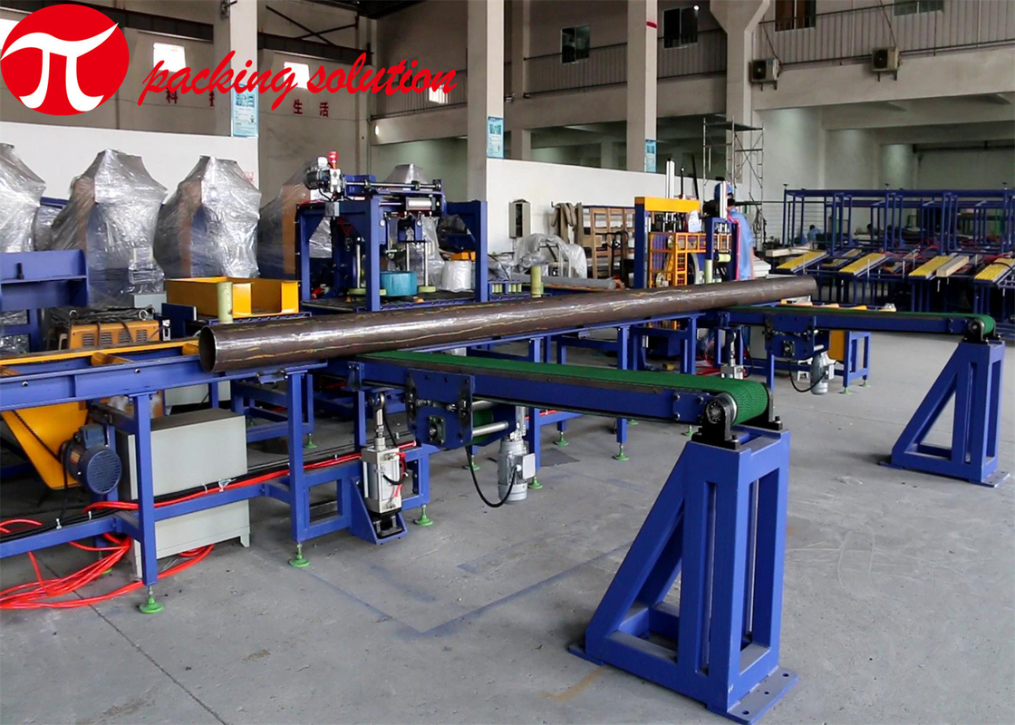 20-120mm Diameter Automatic Mechanical Stainless Steel Pipe Stacking And Packaging Line