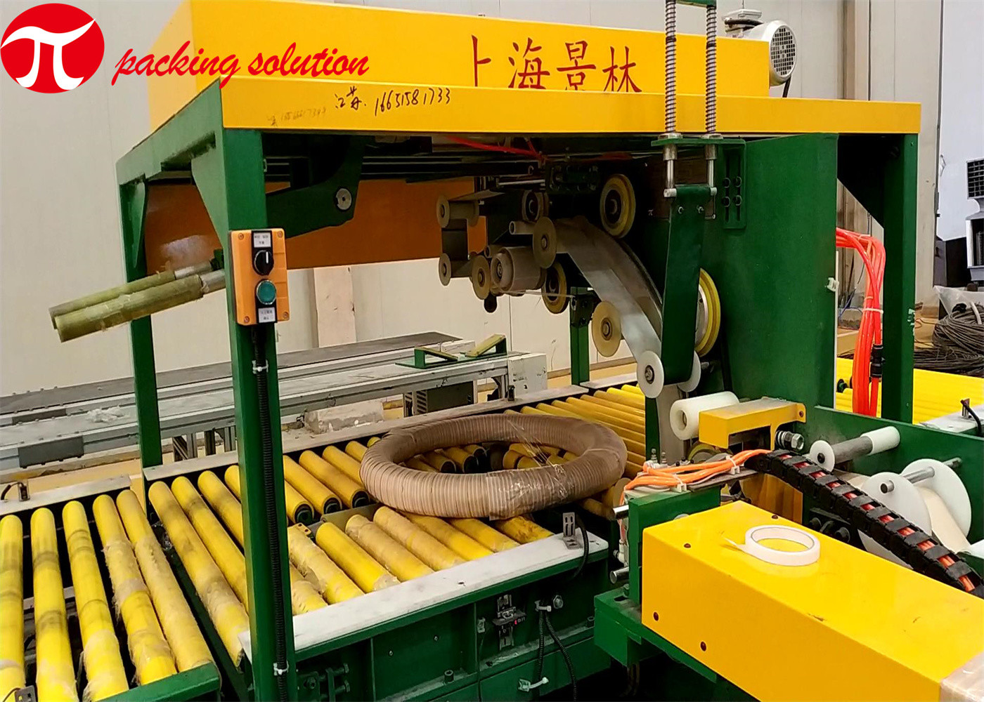 PLC Copper Coil Wire Wrapping Machine Unmanned 380V 50Hz