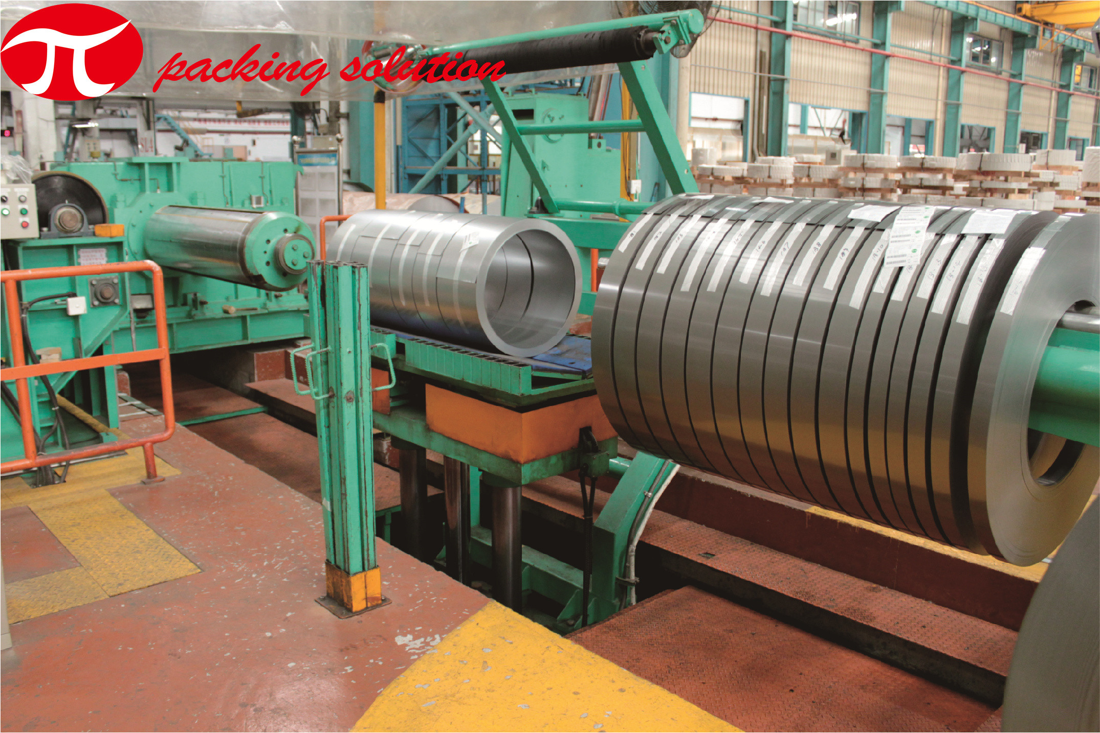 Industrial Vertical Coil Packaging Line Wrapping Packaging Machine Automatic 60mm-400mm