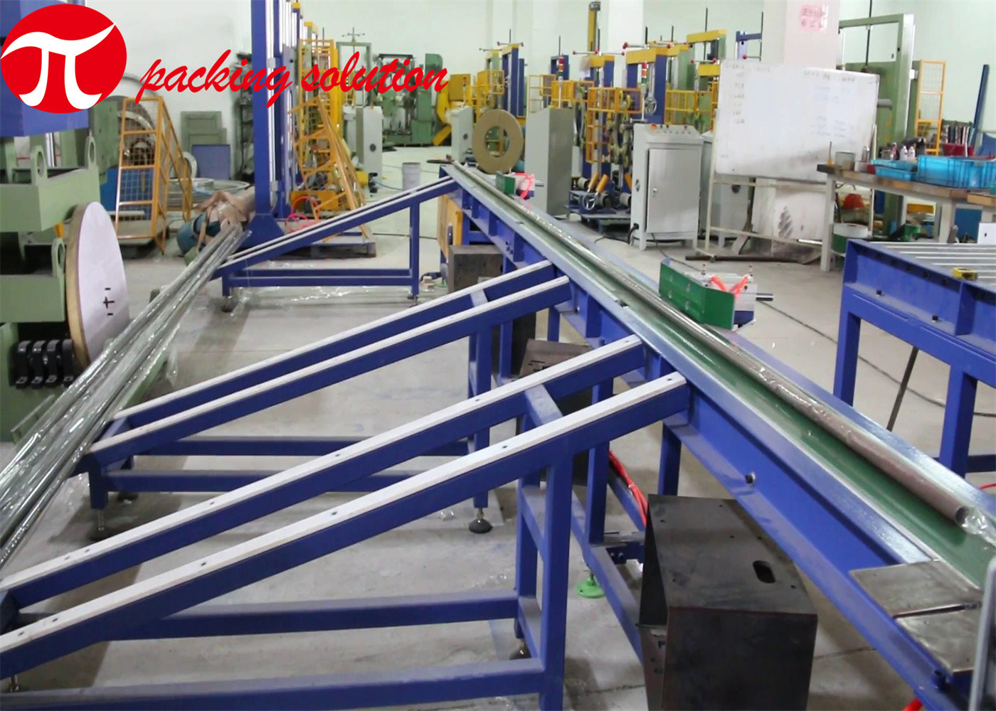 20-120mm Diameter Automatic Mechanical Stainless Steel Pipe Stacking And Packaging Line