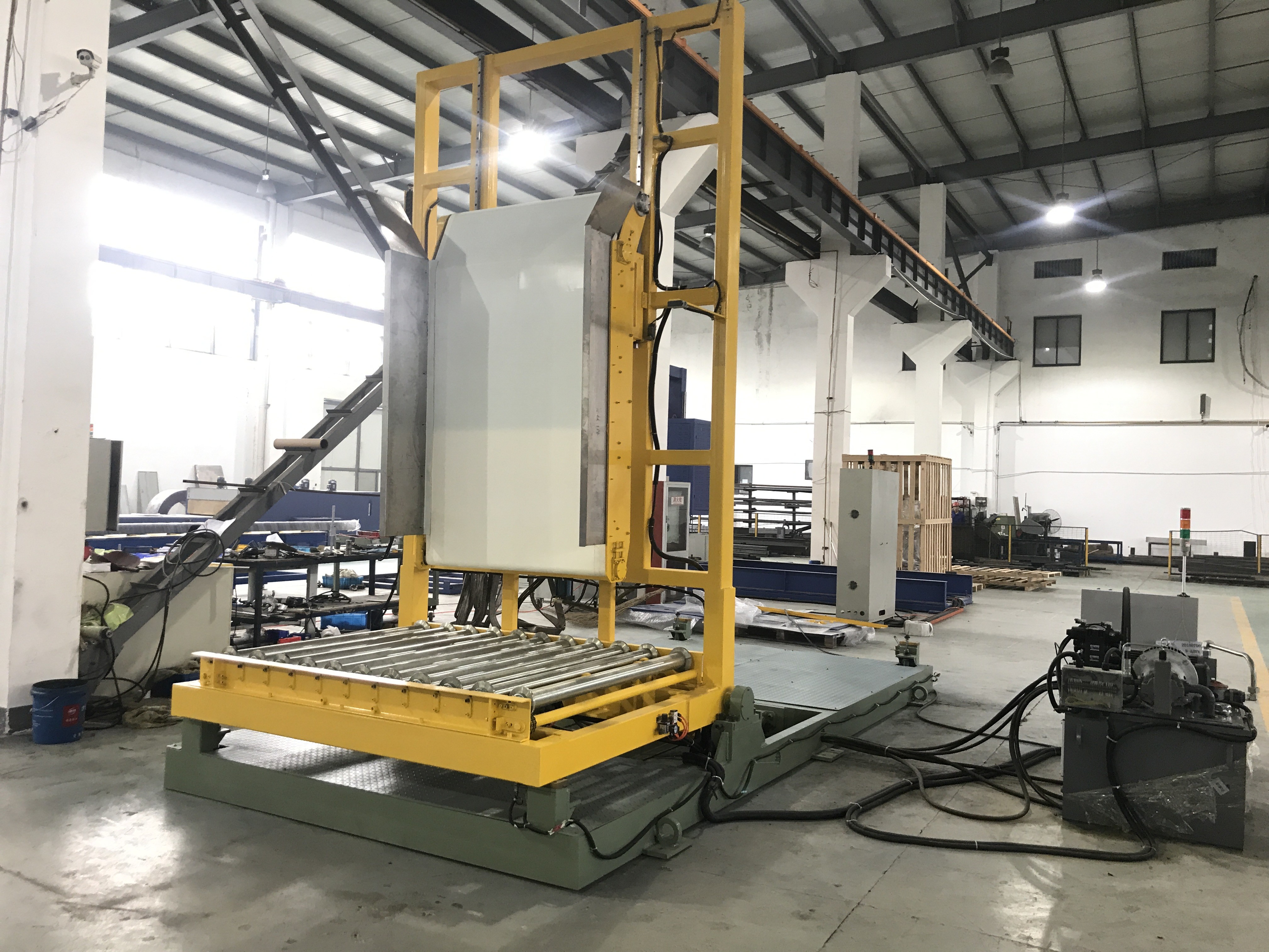 90 Degree Coil Tilter Customized Mold Turnover Machine Industrial Flip Mold Upender